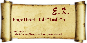 Engelhart Kálmán névjegykártya