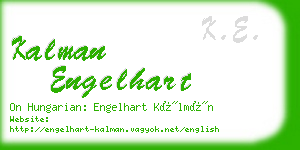 kalman engelhart business card